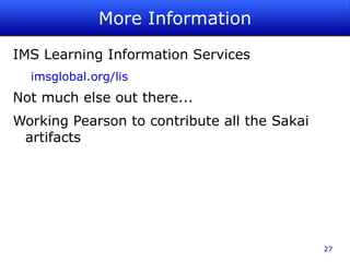 A guarantee that the tool consumer will expose the LineItemManager and ResultManager interfaces as web services 