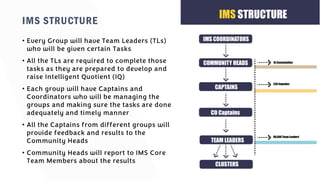 Ims Committee Sample IMS - Orientation Session.pdf by Scholar Sahil Adeem | PDF