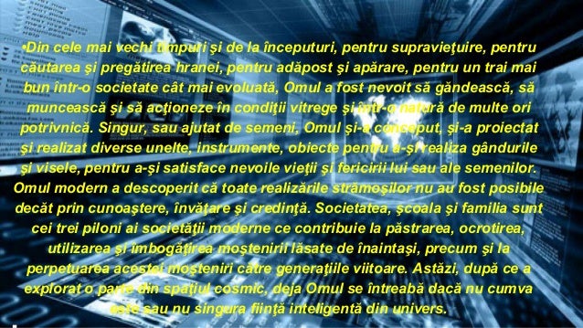 Dezvoltarea Stiintei Si Tehnologiei