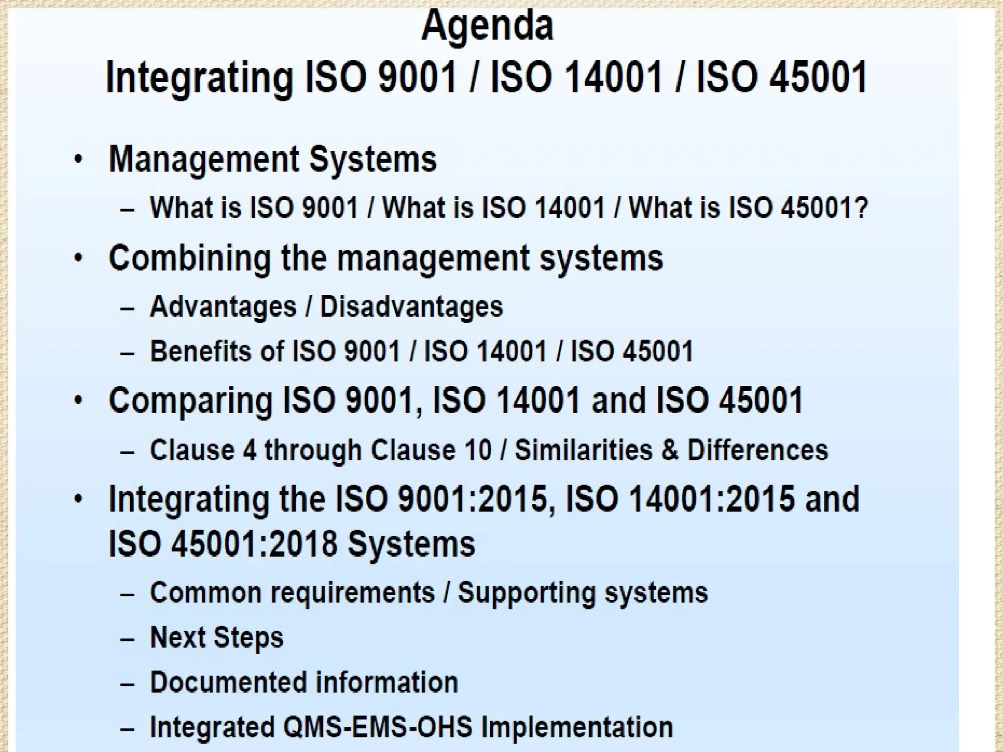 IMS (3)INTEGRATED MANAGEMENT SYSTEMS PRESENTATION DANGOTE FERTILIZER ...