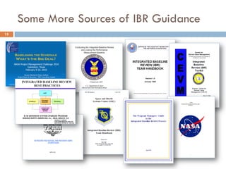 Some More Sources of IBR Guidance
15
 