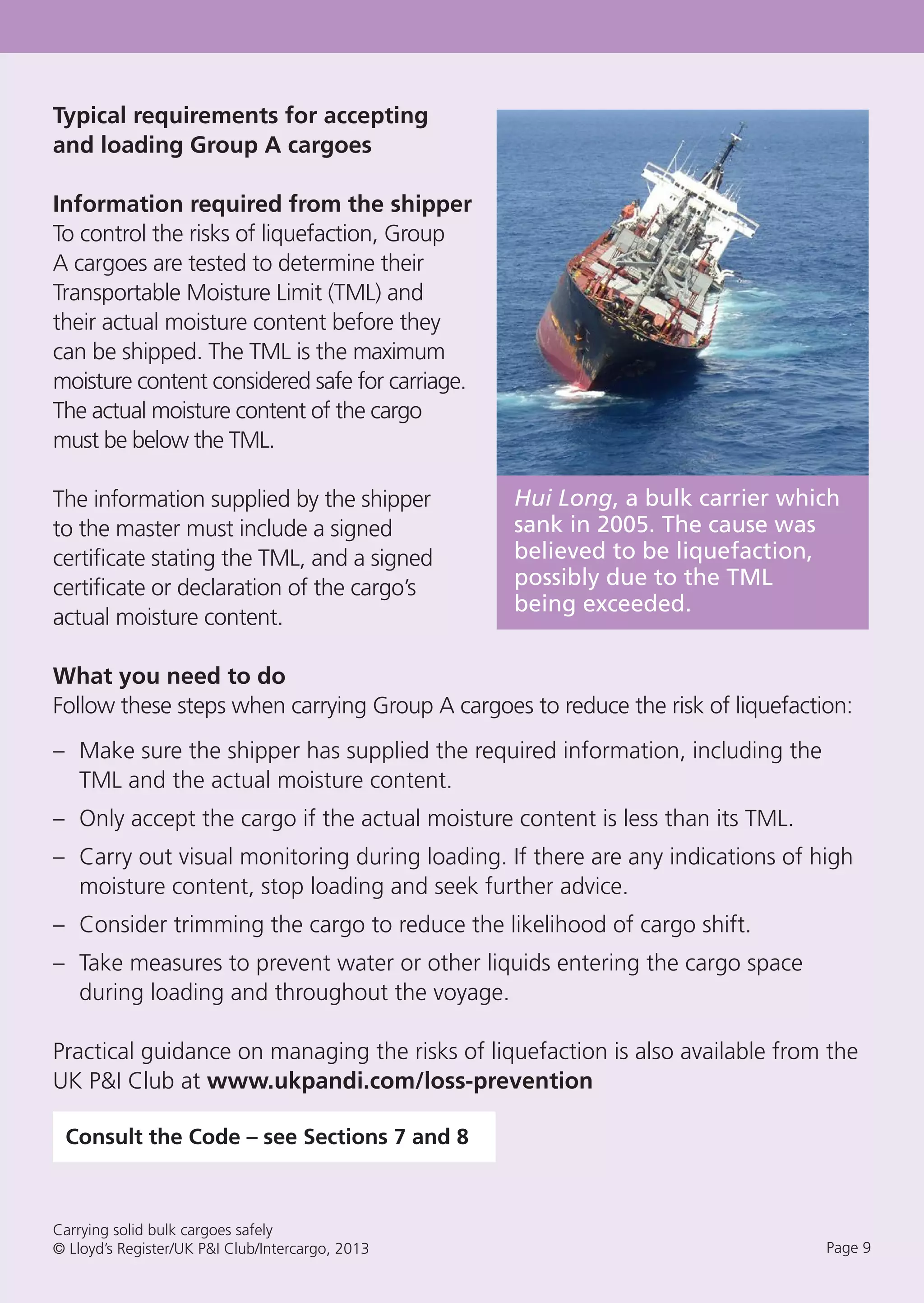 Imsbc code pocket guide | PDF