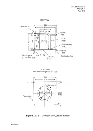MSC 85/26/Add.2
ANNEX 3
Page 342
Document2
Figure 1.2.2.3-2 – Cylindrical vessel, 200 mm diameter
 