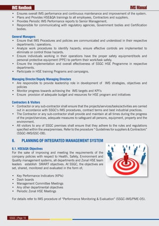 Ims Committee Sample Ims handbook | PDF