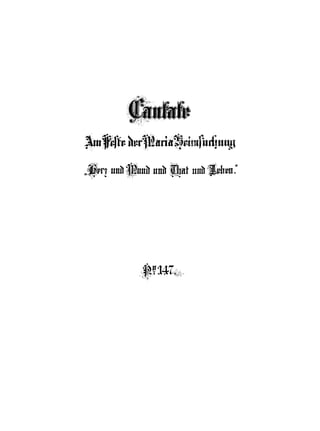 Coral de la Cantata bwv0147 - J.S.Bach