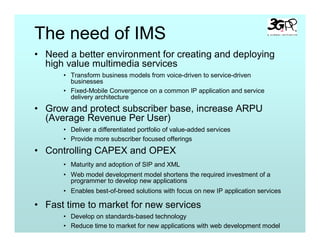 IMS Presentation | PDF