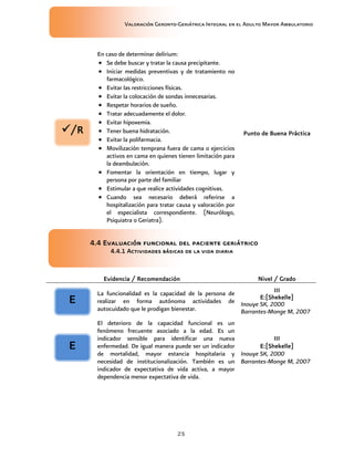 Valoración Geronto Geriatrica IMSS | PDF