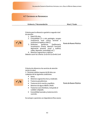 Valoración Geronto Geriatrica IMSS | PDF