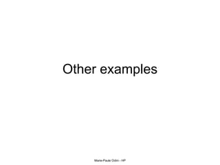 Other examples 