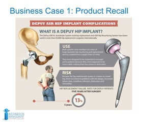 Business Case 1: Product Recall
 