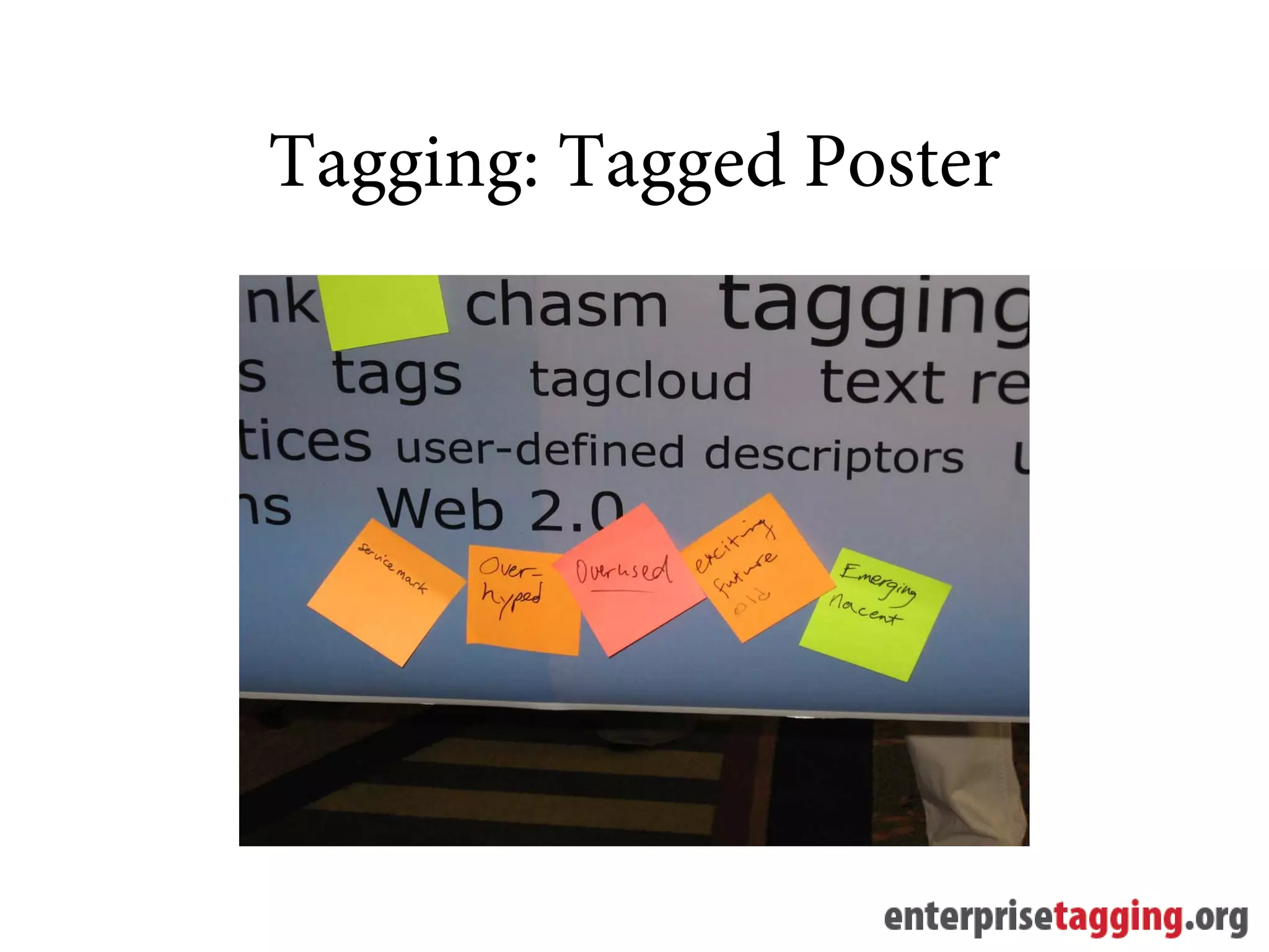 Tagging: Tagged Poster
 