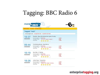 Tagging: BBC Radio 6
 