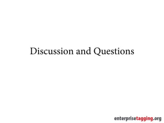 Discussion and Questions
 