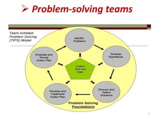  Problem-solving teams
6
 