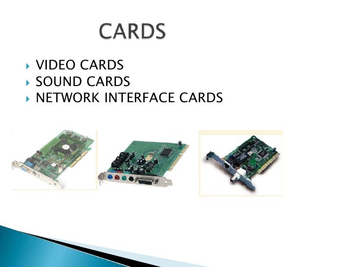 Computer hardware presentation