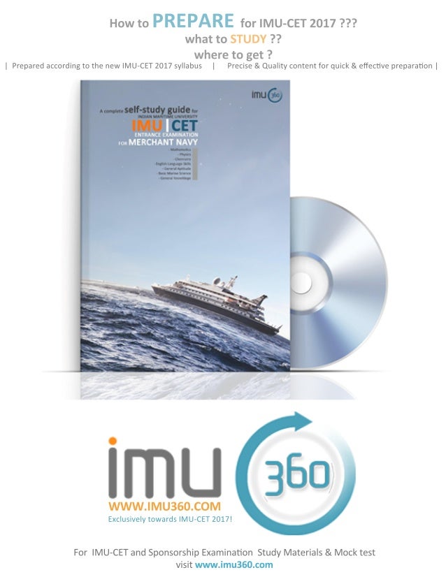 imu cet 2017 infornation brochure