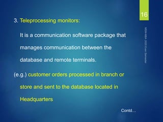 Information Management unit 3 Database management systems | PPTX