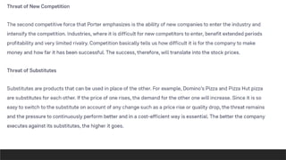 INVESTMENT ANALYSIS FUNDAMENTAL ANALYSIS