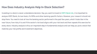 INVESTMENT ANALYSIS FUNDAMENTAL ANALYSIS