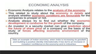 INVESTMENT ANALYSIS FUNDAMENTAL ANALYSIS