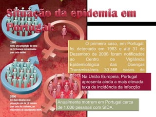 Existe a terapia anti-retrovírica. A doença pode ser retardada por drogas inibidoras da transcriptase reversa (AZT) e das proteases e inibidores da ligação do vírus ás células hospedeiras.Tratamento: