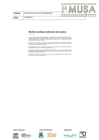 Veículo   http://portalmix.com.br/rede/portal/

Data      24/08/2010
 