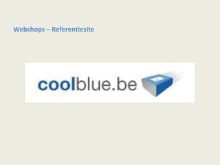 Webshops – Referentiesite
 