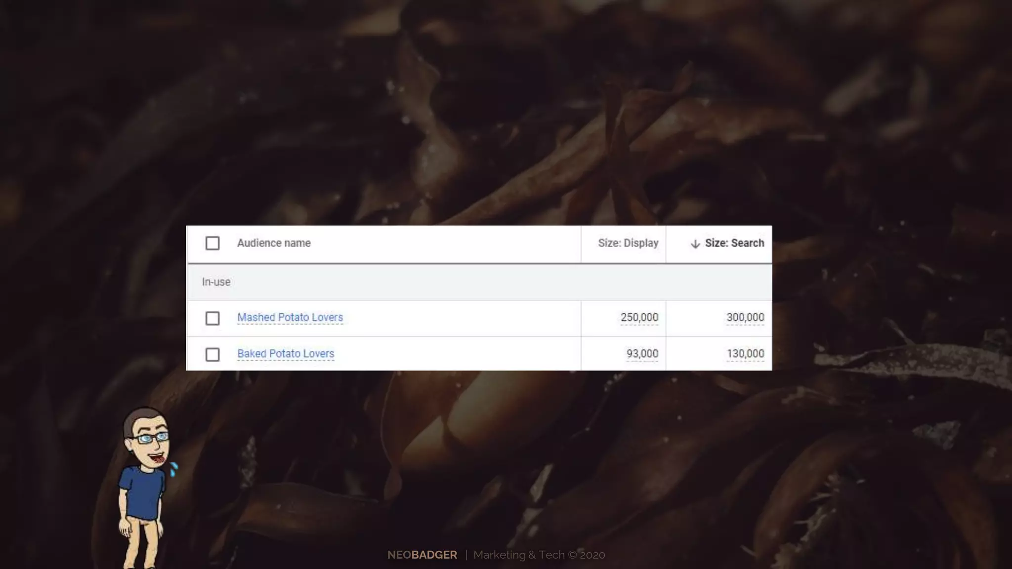 NEOBADGER | Marketing & Tech © 2020
 