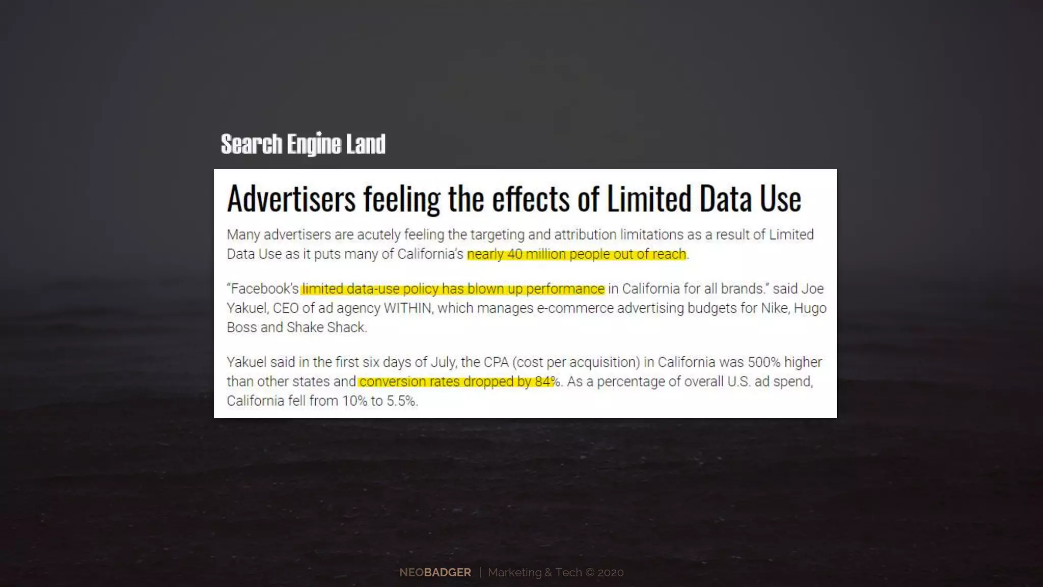 NEOBADGER | Marketing & Tech © 2020
 