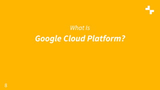8
What Is
Google Cloud Platform?
 