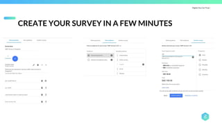 Digital You Can Trust |
CREATE YOUR SURVEY IN A FEW MINUTES
 