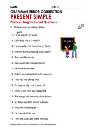 english possessive adjectives exercise