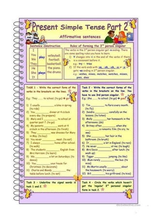 english possessive adjectives exercise