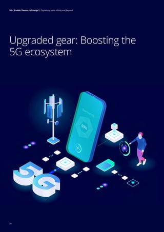 26
5G: Enable, elevate, and emerge | Digitalising us to infinity and beyond
Upgraded gear: Boosting the
5G ecosystem
26
5G – ‘Enable, Elevate, & Emerge’ | Digitalizing us to infinity and beyond!
 
