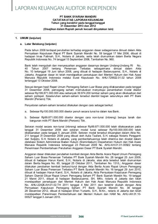 Laporan Keuangan Audit