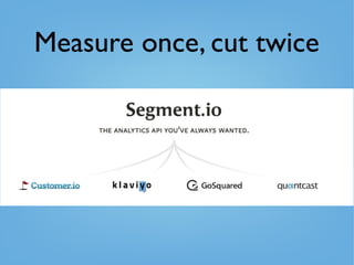 Measure once, cut twice
 