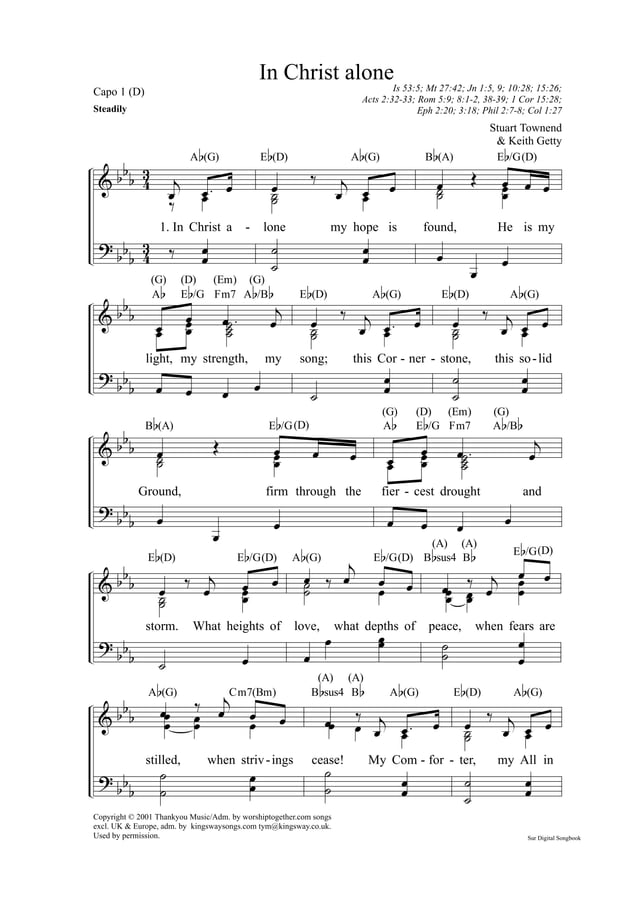 In Christ Alone | PDF