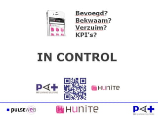 Mobiel dashboard van PAT en Hunite