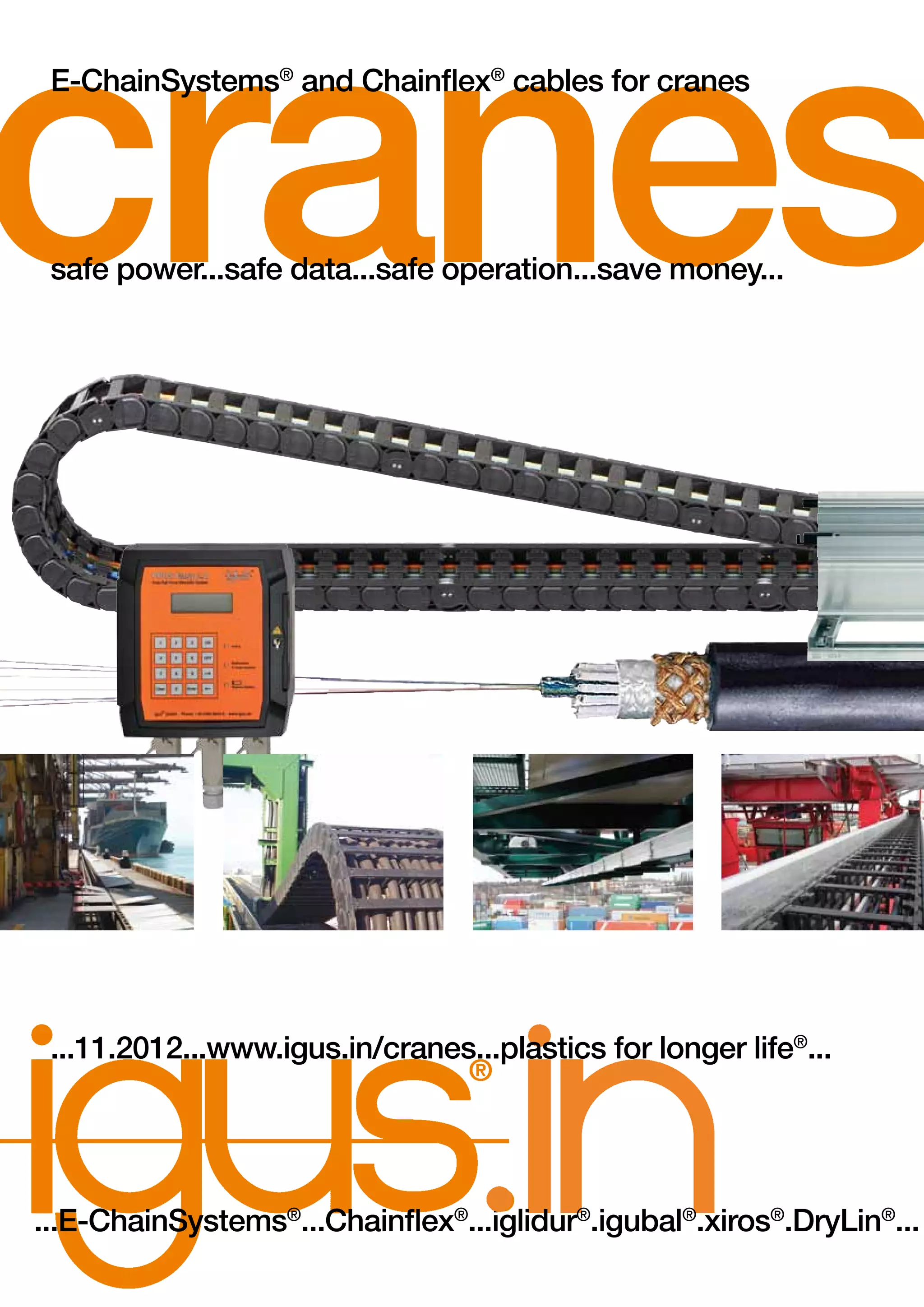 igus EChainSystems and Chainflex Cables for EOT Cranes PDF