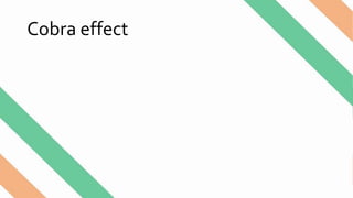 Cobra effect
 