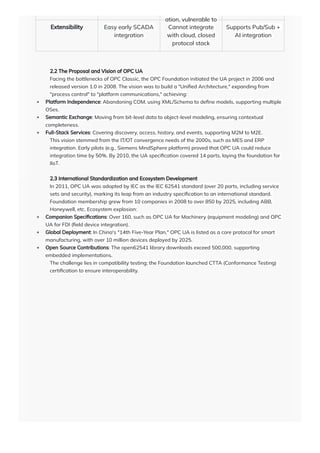 Obppc Project.pdf In-Depth Analysis of the OPC UA Protocol From Background, Development ...