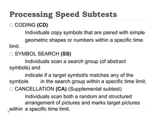 In depth discussion on common psychological tests | PPTX
