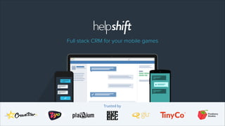 Full stack CRM for your mobile games
Trusted by
 