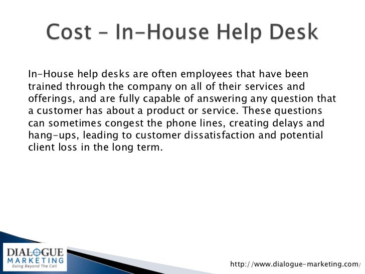 In House Vs Outsourced Help Desk Tech Support