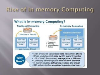 In memory computing | PPTX
