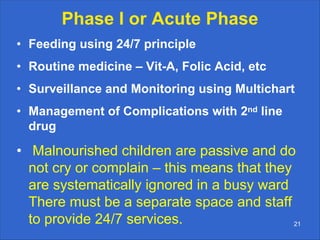 In-patient Rx of Sever acuate Malnutrition | PDF