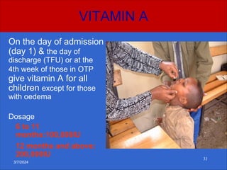 In-patient Rx of Sever acuate Malnutrition | PDF