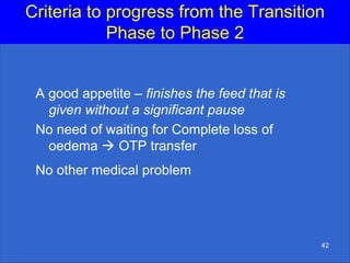 In-patient Rx of Sever acuate Malnutrition | PDF