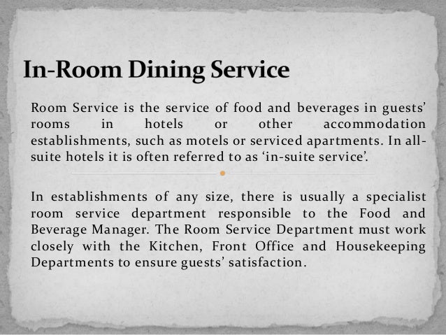 room service menu template