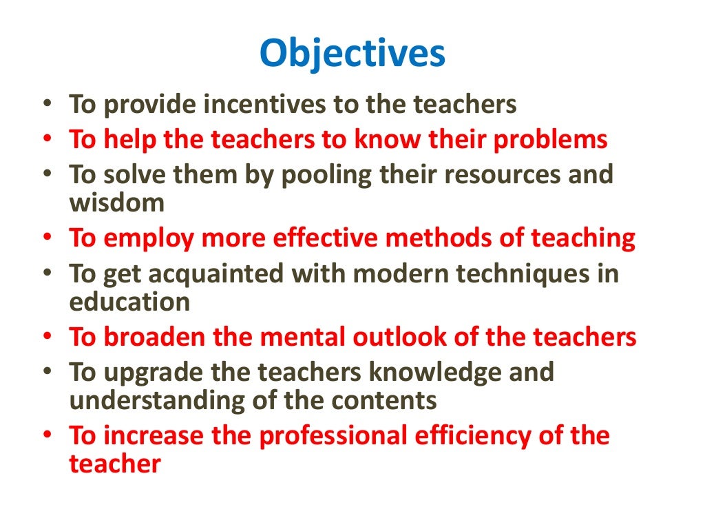 In service education